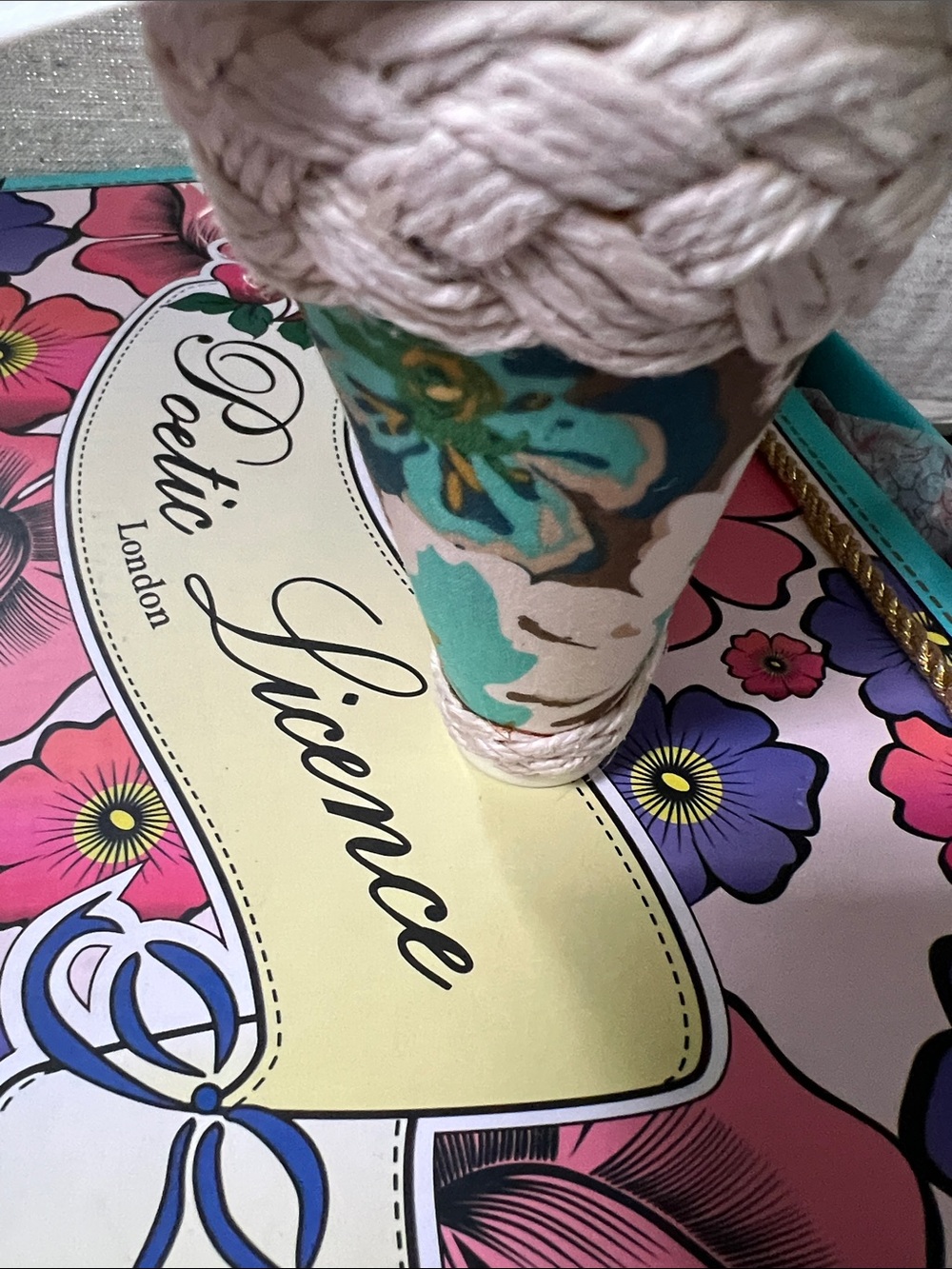 Poetic License Measure Up Decorative Wedge Crystal Flower Sandal NEW Sz 8 - Picture 10 of 16
